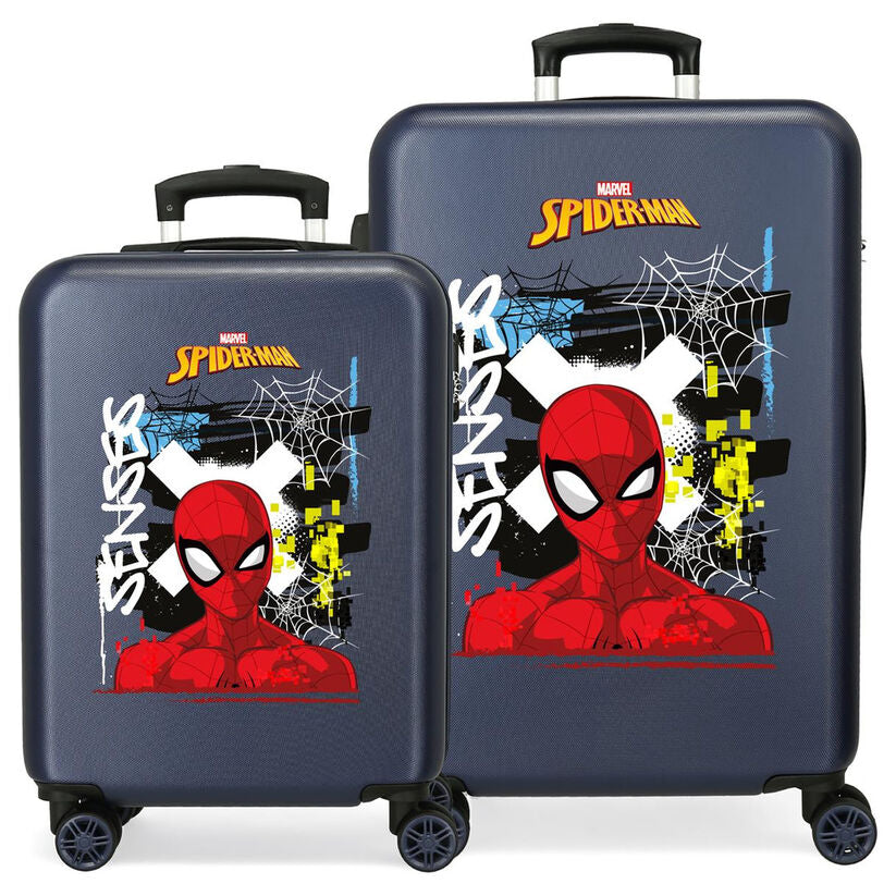 Marvel Spiderman Graffity Of Spiderman ABS 2-piece trolley suitcase set 55/65cm Nerdscape