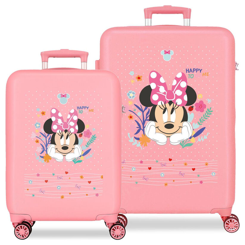 Disney Minnie Happy To Be Me ABS 2-piece trolley suitcase set 55/65cm Nerdscape