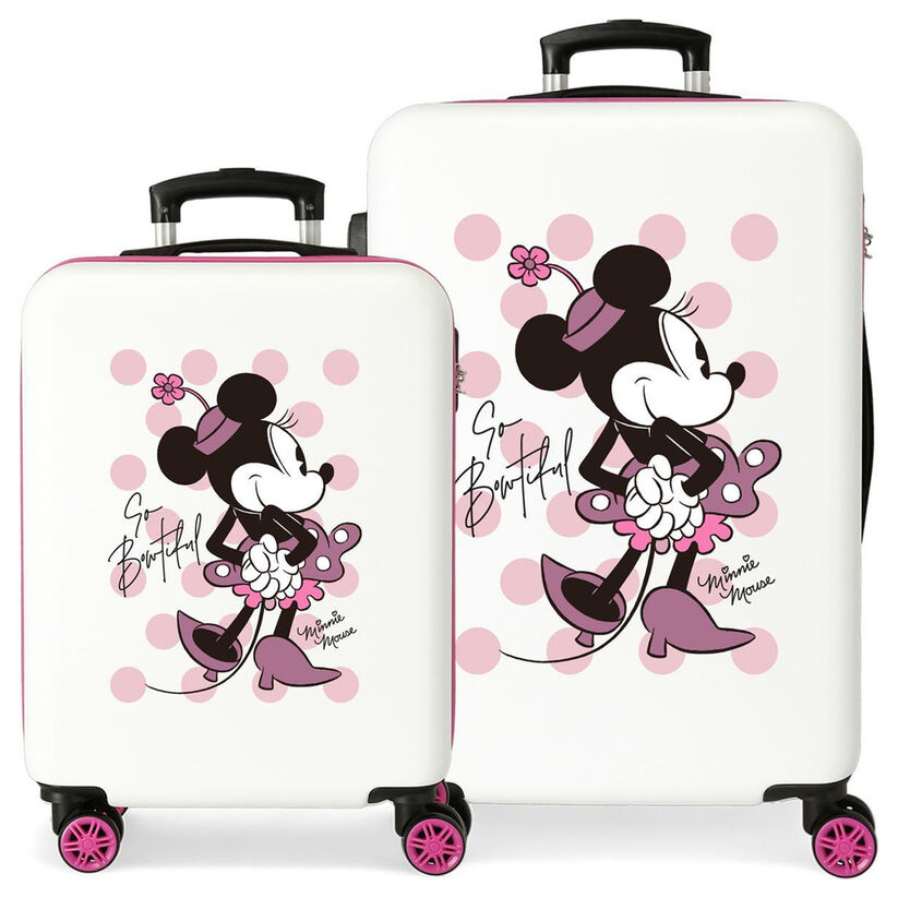 Disney Minnie Have A Good Time ABS 2-piece trolley suitcase set 55/65cm Nerdscape