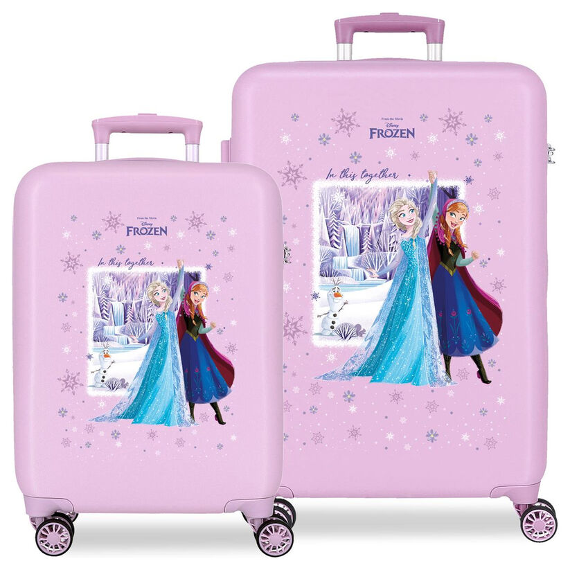 Disney Frozen In This Together ABS 2-piece trolley suitcase set 55/65cm Nerdscape