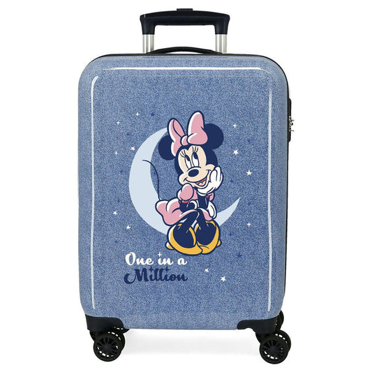 Disney Minnie One In A Million Denim ABS trolley suitcase 55cm Nerdscape