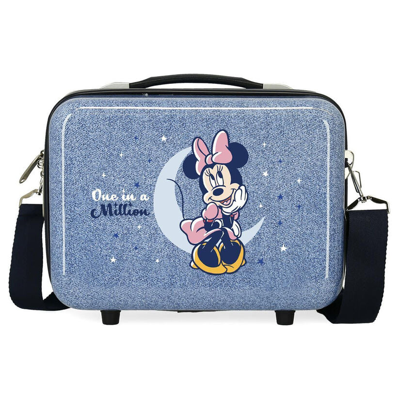 Disney Minnie One In A Million Denim ABS adaptable beauty case 29cm Nerdscape