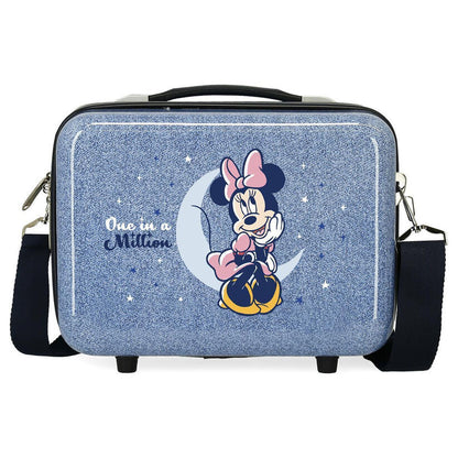 Disney Minnie One In A Million Denim ABS adaptable beauty case 29cm Nerdscape
