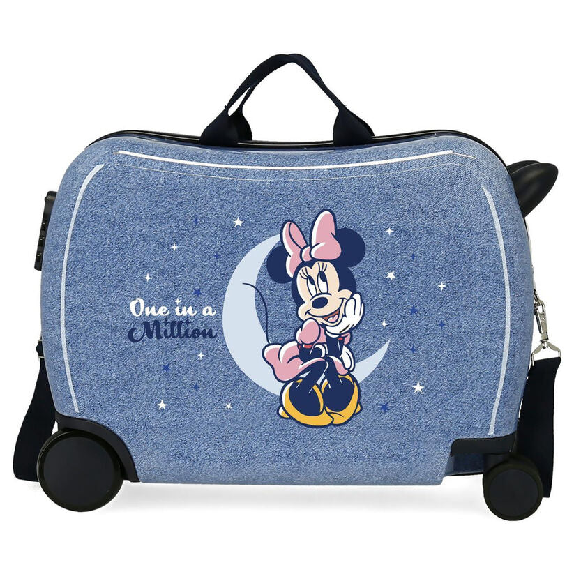 Disney Minnie One In A Million Denim ABS trolley suitcase 50cm Nerdscape