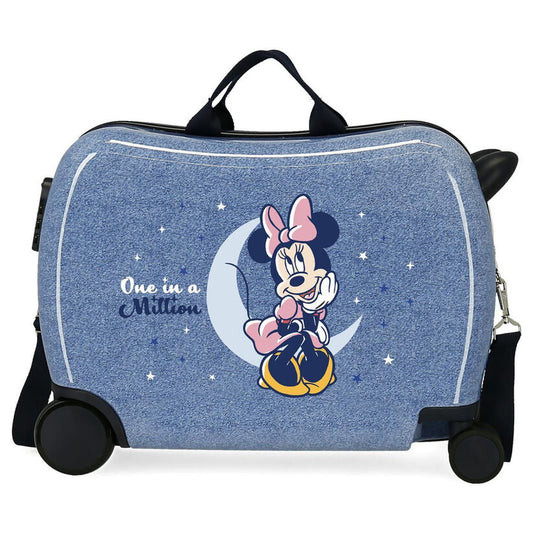 Disney Minnie One In A Million Denim ABS trolley suitcase 50cm Nerdscape
