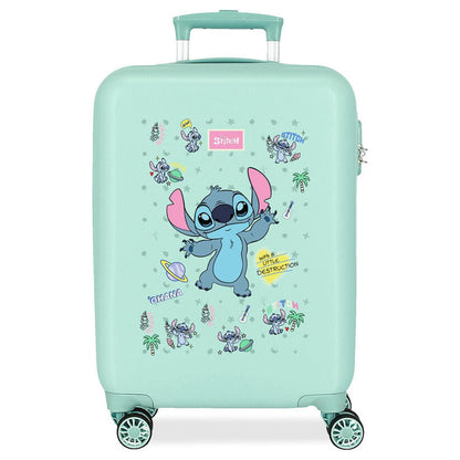 Disney Stitch Little Destrution ABS trolley suitcase 55cm Nerdscape