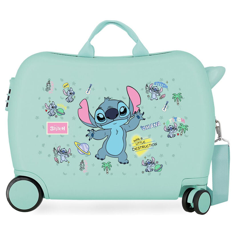 Disney Stitch Little Destrution ABS trolley suitcase 50cm Nerdscape