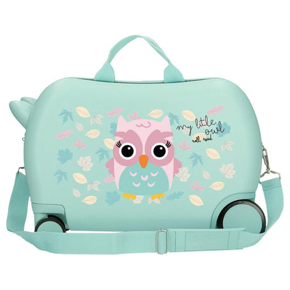 Roll Road Owl Happy Pets ABS trolley suitcase 45cm Nerdscape