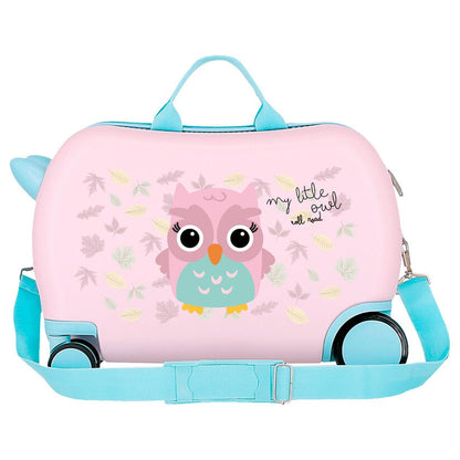 Roll Road Owl Happy Pets ABS trolley suitcase 45cm Nerdscape