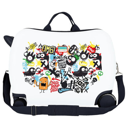 Movom Monsters ABS trolley suitcase 50cm Nerdscape