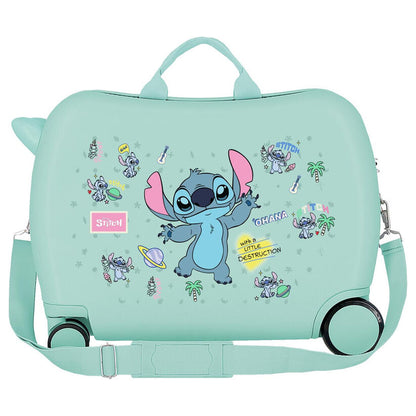 Disney Stitch Little Destrution ABS trolley suitcase 50cm Nerdscape