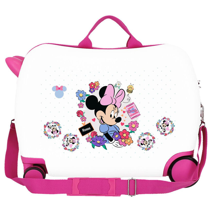 Disney Minnie Flowers ABS trolley suitcase 50cm Nerdscape