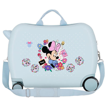 Disney Minnie Flowers ABS trolley suitcase 50cm Nerdscape