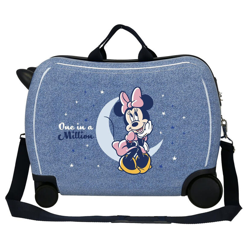 Disney Minnie One In A Million Denim ABS trolley suitcase 50cm Nerdscape