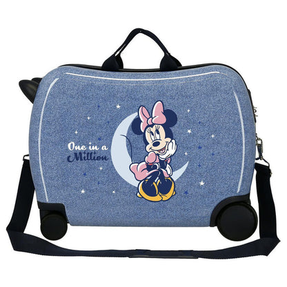 Disney Minnie One In A Million Denim ABS trolley suitcase 50cm Nerdscape