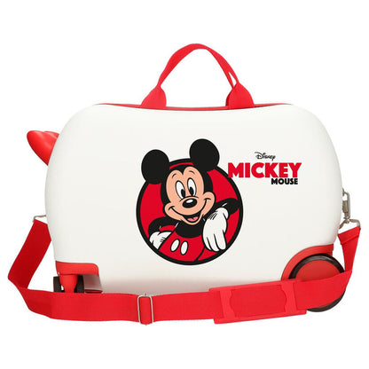 Disney Mickey Red ABS trolley suitcase 45cm