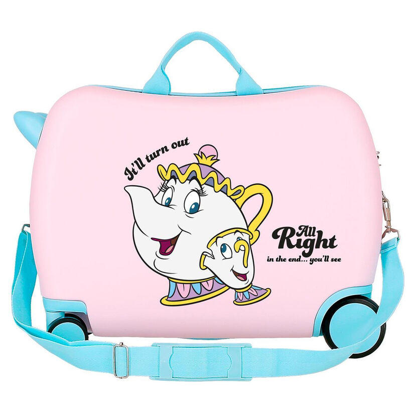 Disney Beauty and the Beast Chip All Right ABS trolley suitcase 50cm Nerdscape