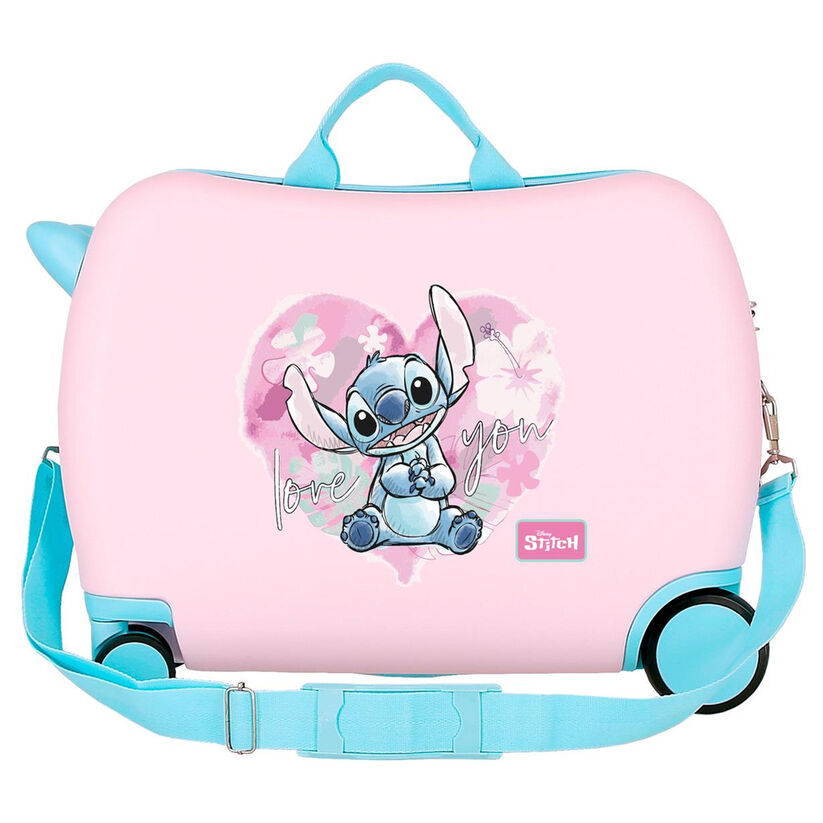 Disney Stitch Heart ABS trolley suitcase 50cm Nerdscape
