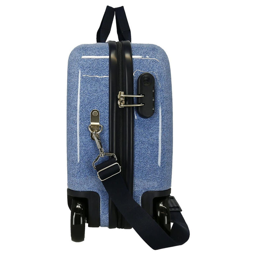 Disney Minnie One In A Million Denim ABS trolley suitcase 50cm Nerdscape