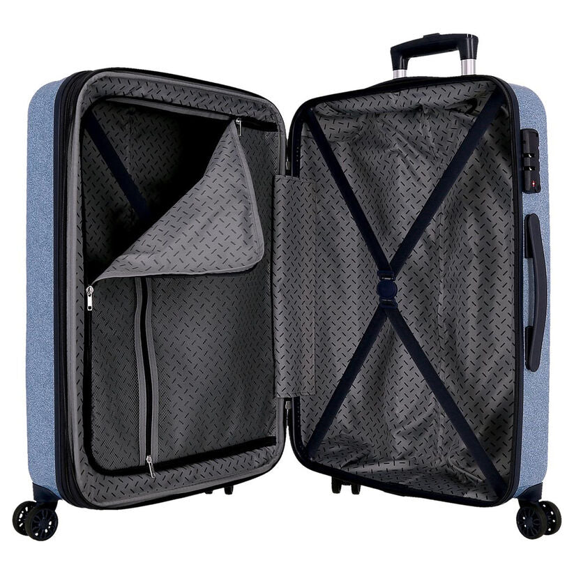 Disney Stitch Hearts ABS 2-piece trolley suitcase set 55/65cm