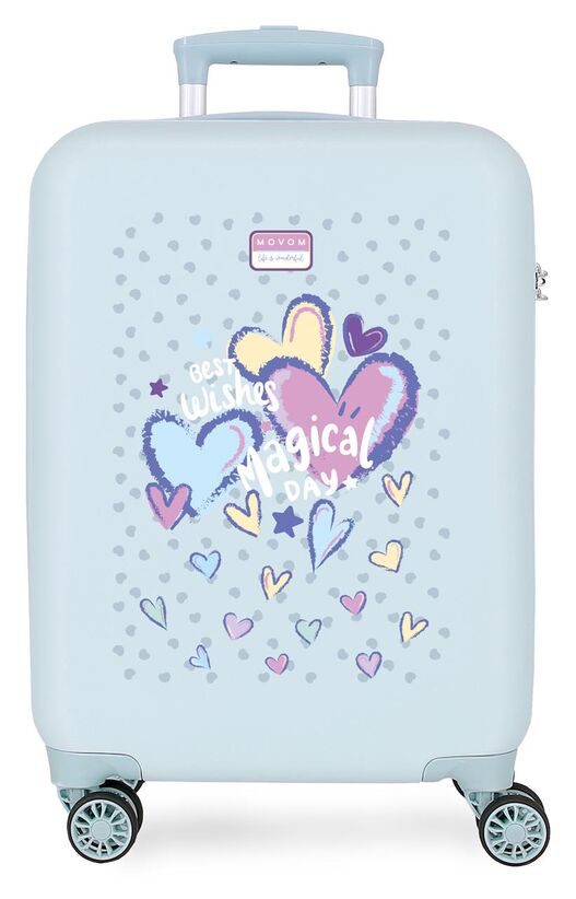 Movom Best Wishes ABS trolley suitcase 55cm Nerdscape