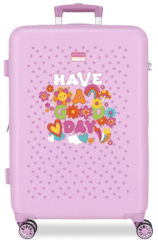 Movom Good Day ABS trolley suitcase 65cm Nerdscape