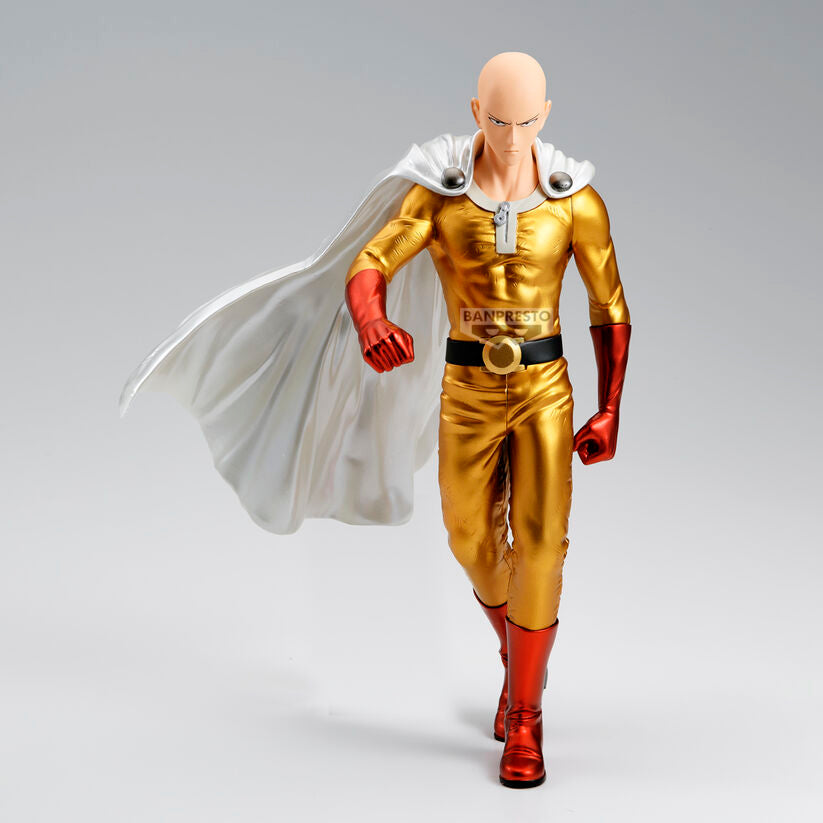 One Punch Man Grandista Saitama Metallic Ver figure 27cm Nerdscape