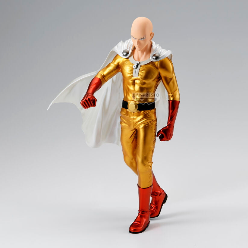 One Punch Man Grandista Saitama Metallic Ver figure 27cm Nerdscape