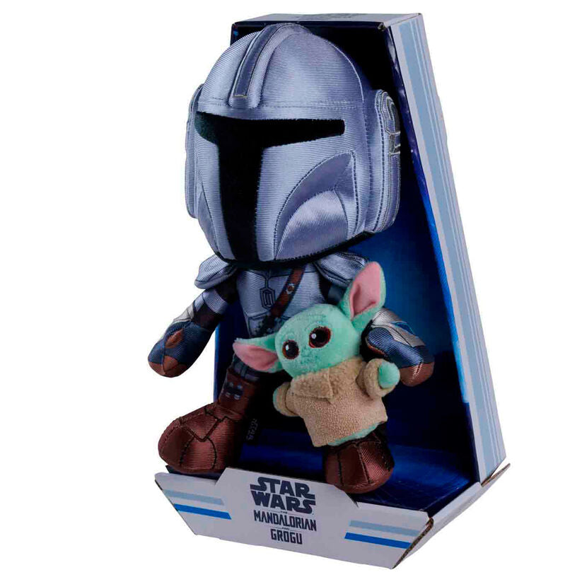 Star Wars Mandalorian with Grogu plush toy 25cm Nerdscape