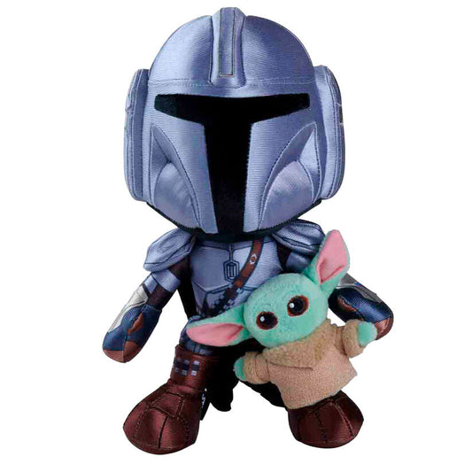 Star Wars Mandalorian with Grogu plush toy 25cm Nerdscape