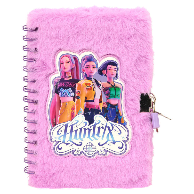 Kpop Demon Hunters Stationery padlock diary + pen set Nerdscape
