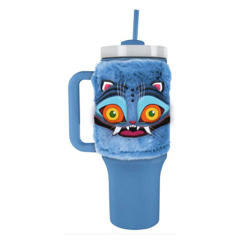 KPop Demon Hunters Derpy thermal mug with straw Nerdscape