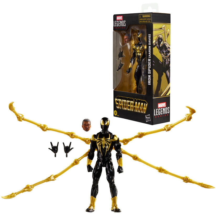 Marvel Spiderman Iron Spider Aroon Davis figure 15cm Nerdscape