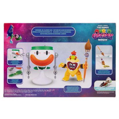 Super Mario Bros - Super Mario Galaxy Movie Bowser Jr. Clown Car figure Nerdscape