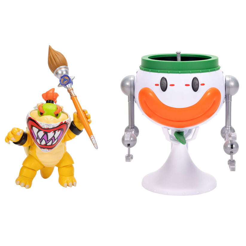 Super Mario Bros - Super Mario Galaxy Movie Bowser Jr. Clown Car figure Nerdscape