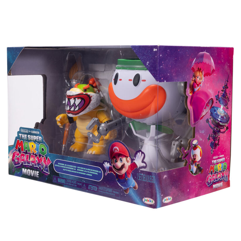 Super Mario Bros - Super Mario Galaxy Movie Bowser Jr. Clown Car figure Nerdscape