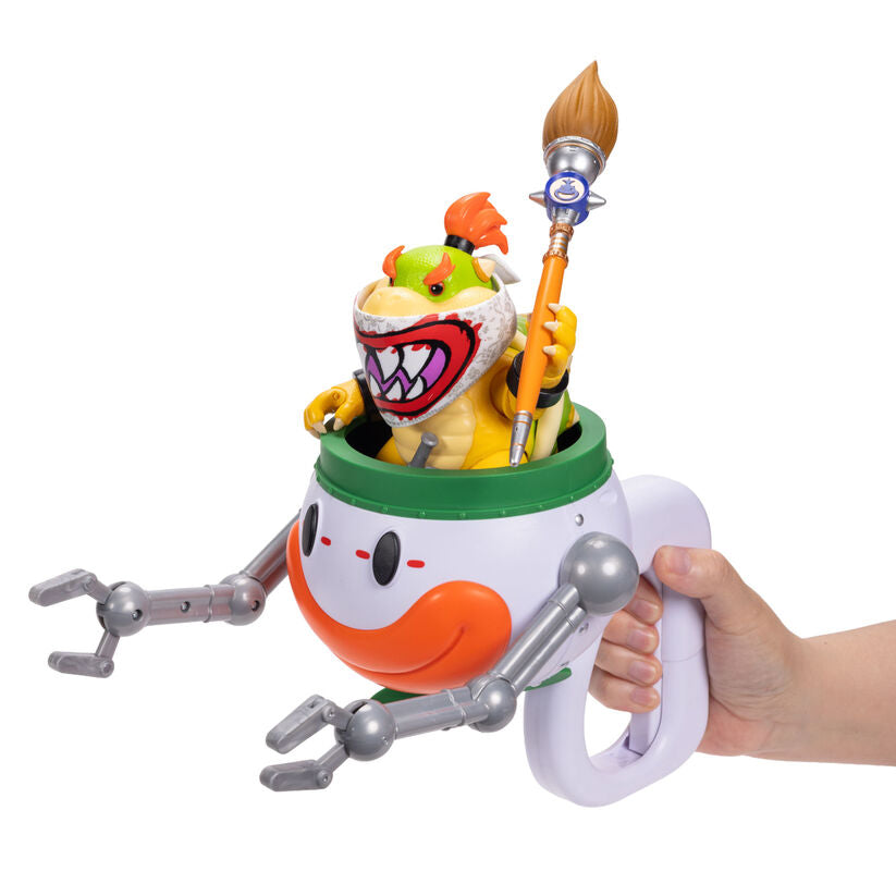 Super Mario Bros - Super Mario Galaxy Movie Bowser Jr. Clown Car figure Nerdscape