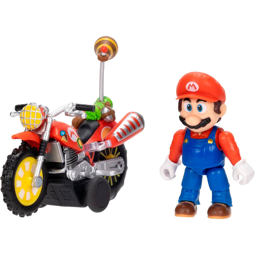 Super Mario Bros - Super Mario Galaxy Movie Figure + vehicle Nerdscape