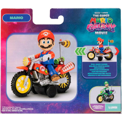Super Mario Bros - Super Mario Galaxy Movie Figure + vehicle Nerdscape