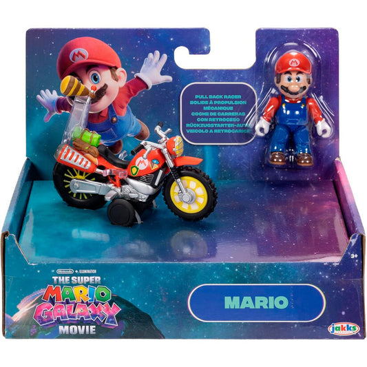 Super Mario Bros - Super Mario Galaxy Movie Figure + vehicle Nerdscape