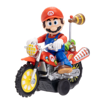 Nerdscape Super Mario Bros Mario & Luigi Super Mario Galaxy Figura da Collezione con Veicolo
