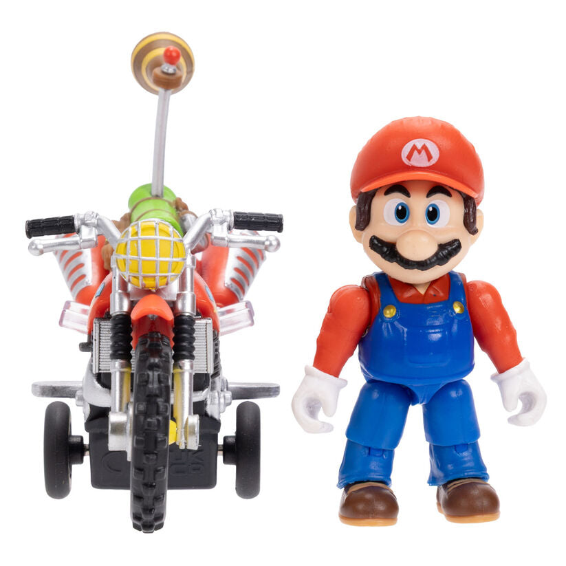 Nerdscape Super Mario Bros Mario & Luigi Super Mario Galaxy Figura da Collezione con Veicolo