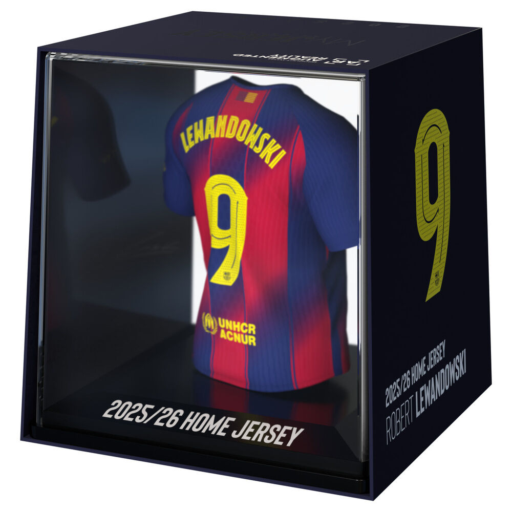 FC Barcelona Lewandowski mini t-shirt figure