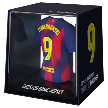 FC Barcelona Lewandowski mini t-shirt figure