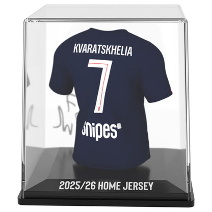 PSG Kvaratskhelia mini t-shirt figure Nerdscape