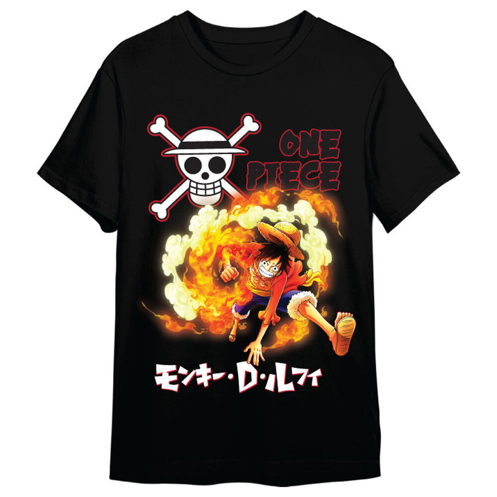 One Piece Monkey D. Luffy Attack adult t-shirt Nerdscape
