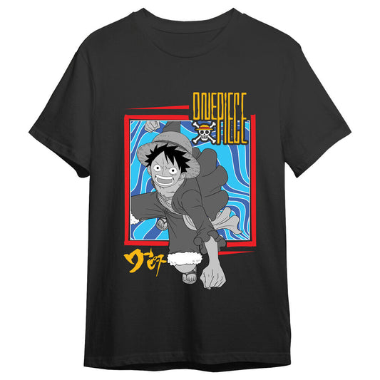 One Piece Monkey D. Luffy Attack adult t-shirt Nerdscape