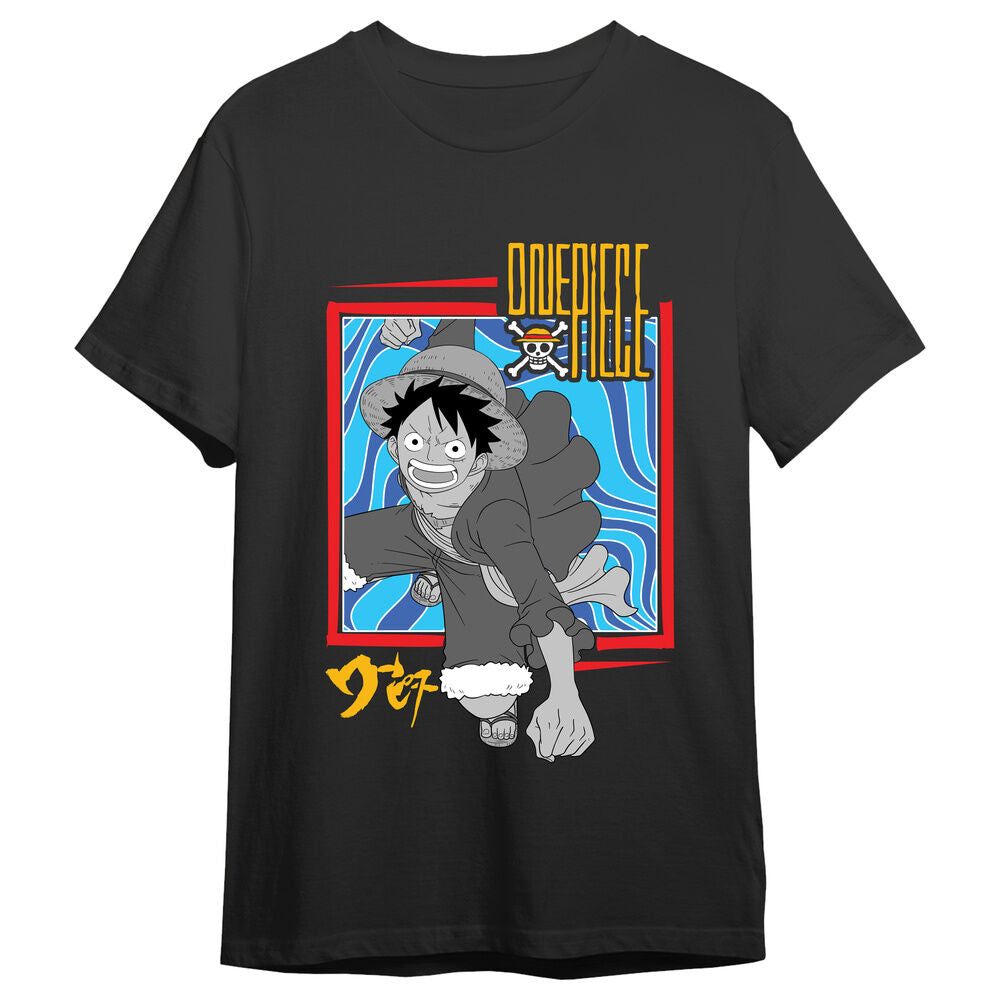 One Piece Monkey D. Luffy Attack adult t-shirt Nerdscape