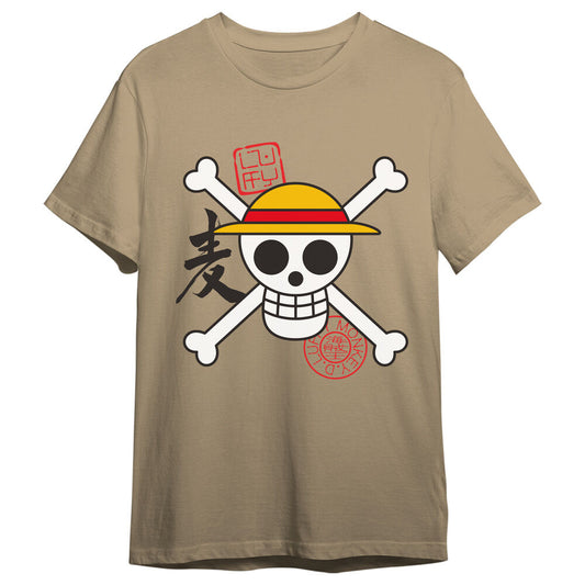 One Piece Skull adult t-shirt