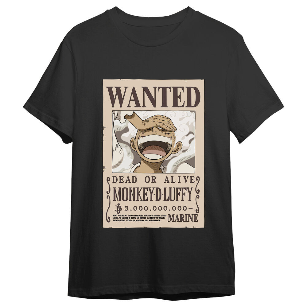 One Piece Monkey D. Luffy Wanted adult t-shirt